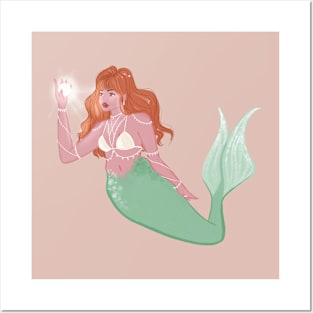 Mermaid Posters and Art